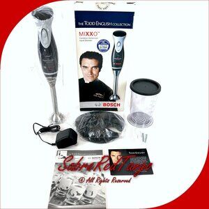 NWT Bosch Todd English Collection Mixxo Cordless Immersion Hand Blender *TESTED*